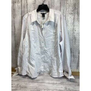 Goth y2k indie normcore gorpcore fisherman Ashley Stewart Shirt Size 26